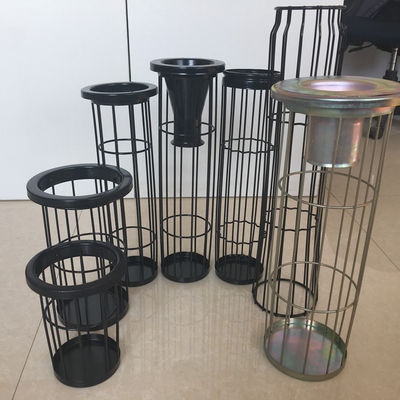 Plantas de cemento galvanizado colector de polvo filtro jaula de tres secciones colector de polvo de acero inoxidable esqueleto