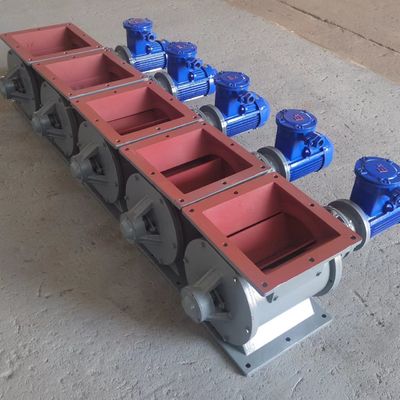 Válvula de descarga de cenizas de colector de polvo industrial 304 máquina de descarga rotativa de acero inoxidable