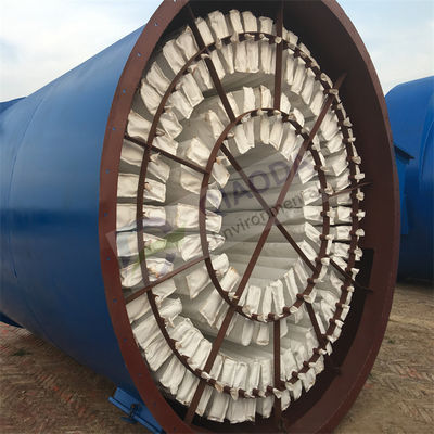 Fabrica de cemento secador de soporte de bolsa de aire inversa colector de polvo industrial para la venta