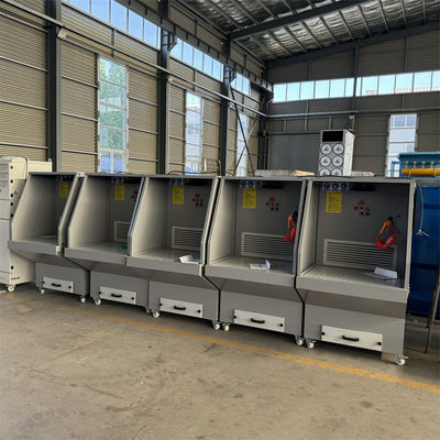 Estación profesional de lijación de la mesa de pulido por corriente descendente Recolector de polvo de mesa para metalurgia