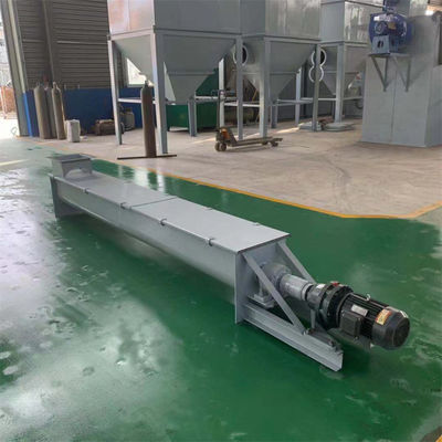 LS300 transportador de tornillo de acero inoxidable con placa de cubierta para la planta de cemento motor de ahorro de energía