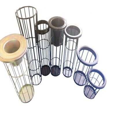Pulverización electrostática Jaula de filtro y jaula de bolsas de filtro con venturi para filtro de bolsas colector de polvo