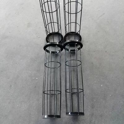 Recolector de polvo industrial Bolsa de filtro de revestimiento orgánico de silicio Jaula Jaula esqueleto