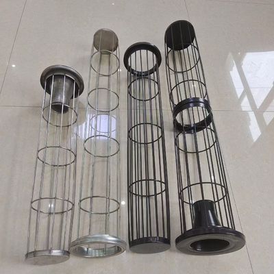 Revestimiento orgánico de silicio colector de polvo industrial epoxi filtro de jaula de bolsas filtro de jaulas