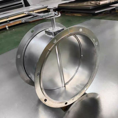 Válvula de mariposa de acero inoxidable para uso industrial