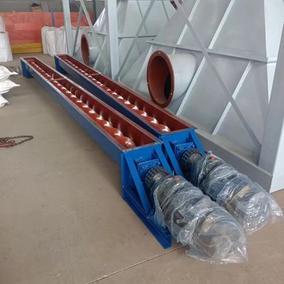 Transportador eléctrico de tornillo de acero tipo U Transportador de tornillo de grano portátil