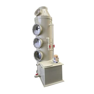 Limpiezas de gas para eliminar el SO2 y el CO2 Sistema de limpieza de gases de escape de la torre Limpiezas húmedas para la industria de aguas residuales