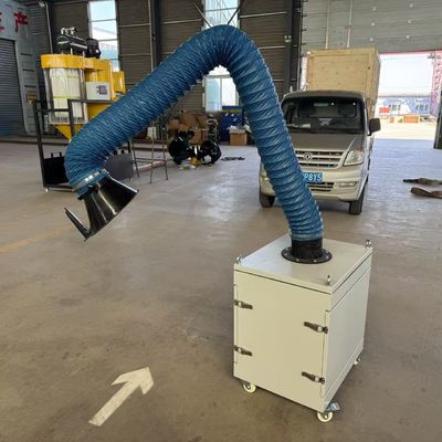 Recolector de polvo industrial extractor de humos de soldadura portátil con brazo de succión