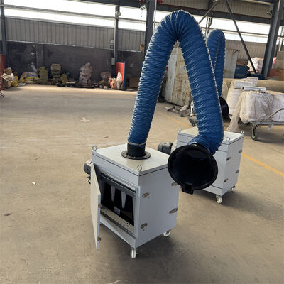 Recolector de polvo industrial extractor de humos de soldadura portátil con brazo de succión