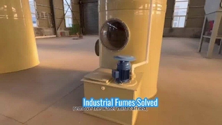 Torre de desempañamiento de PP de gases de escape industriales洗涤塔